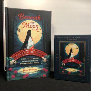 Tarot of Divine Deck & Beneath the Moon Book Yoshitani EUC Real copies no fake